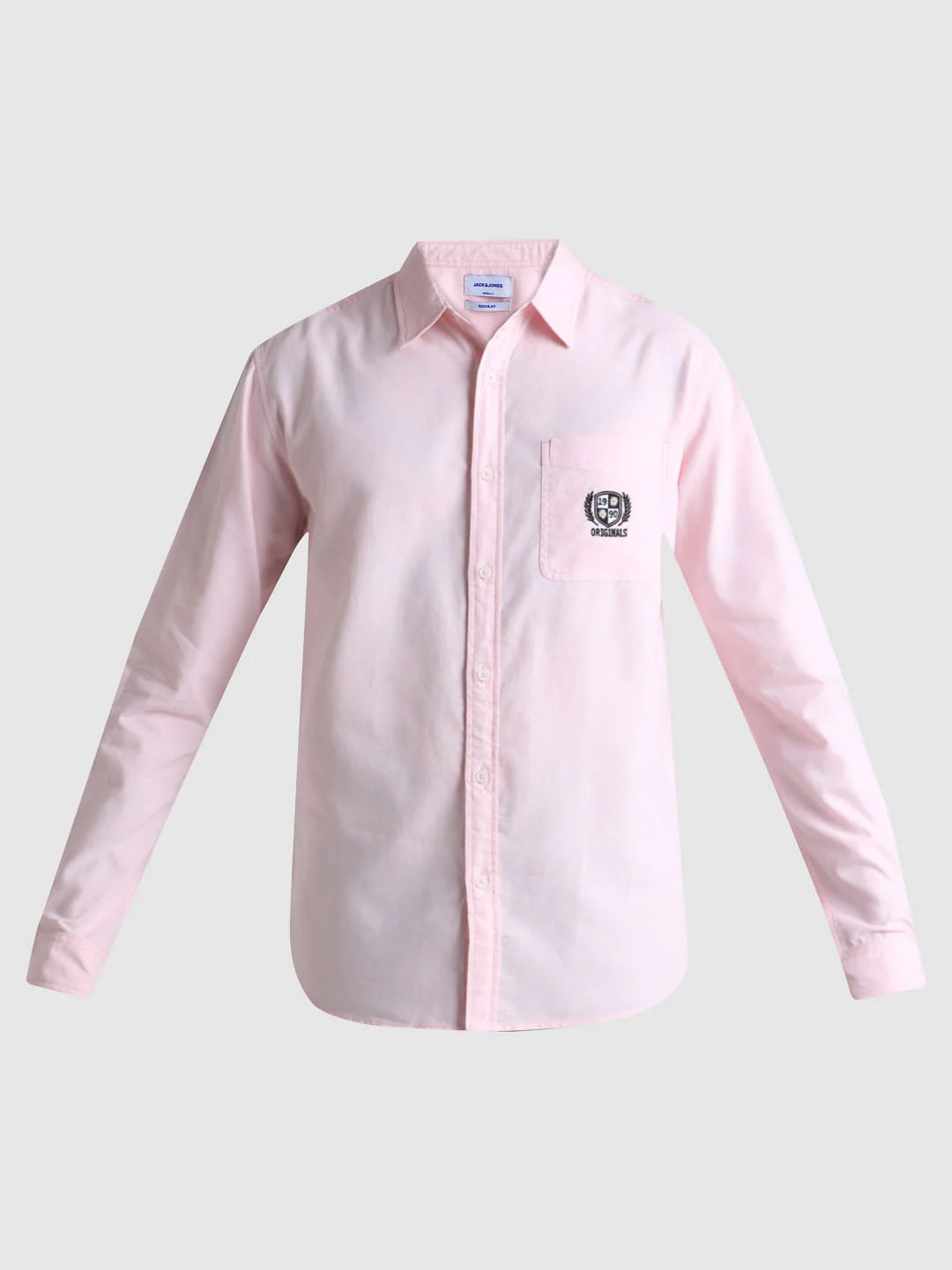 Pink Embroidered Patch Shirt - Image 7