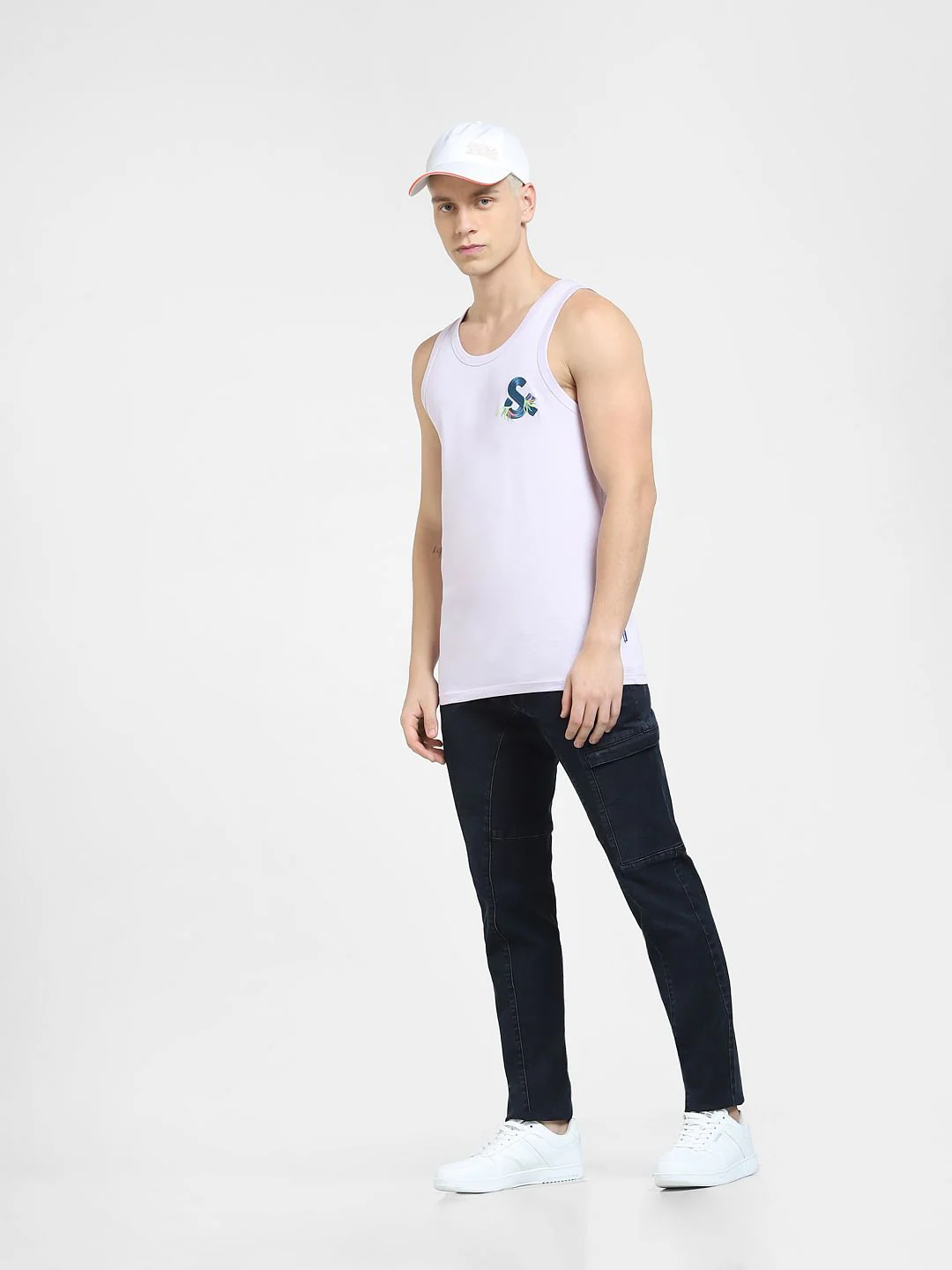 Lilac Crew Neck Vest