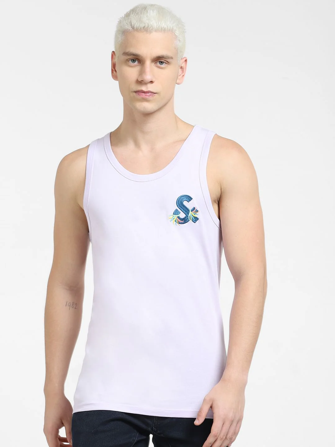 Lilac Crew Neck Vest - Image 2