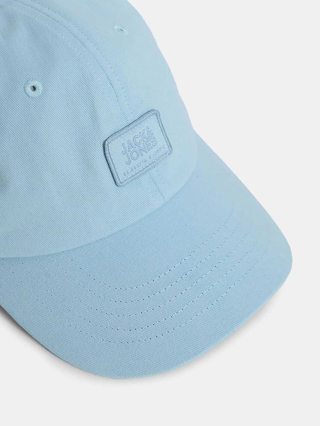 Light Blue Cotton Baseball Cap - Image 4