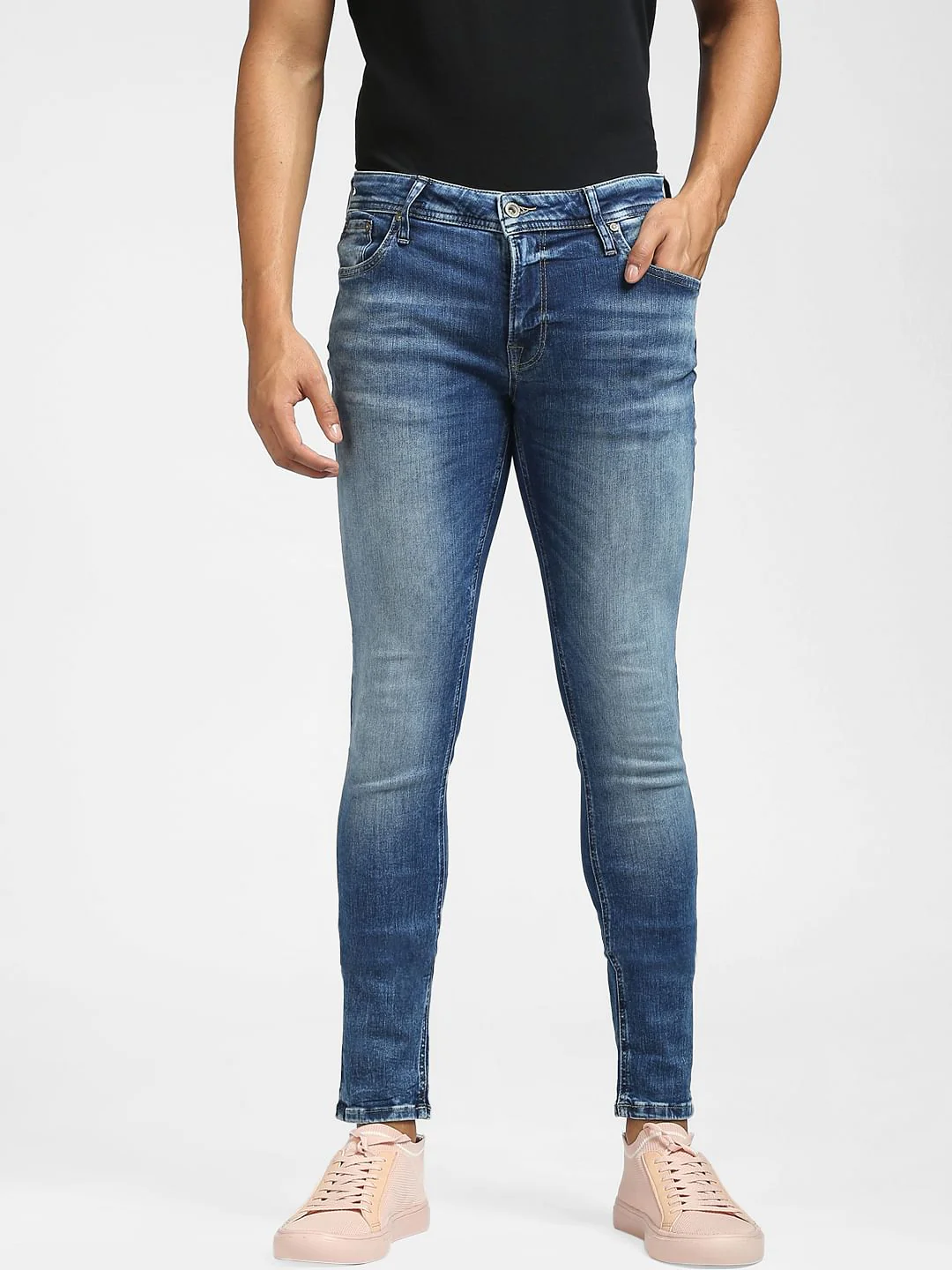 Blue Low Rise Tom Super Skinny Jeans - Image 2