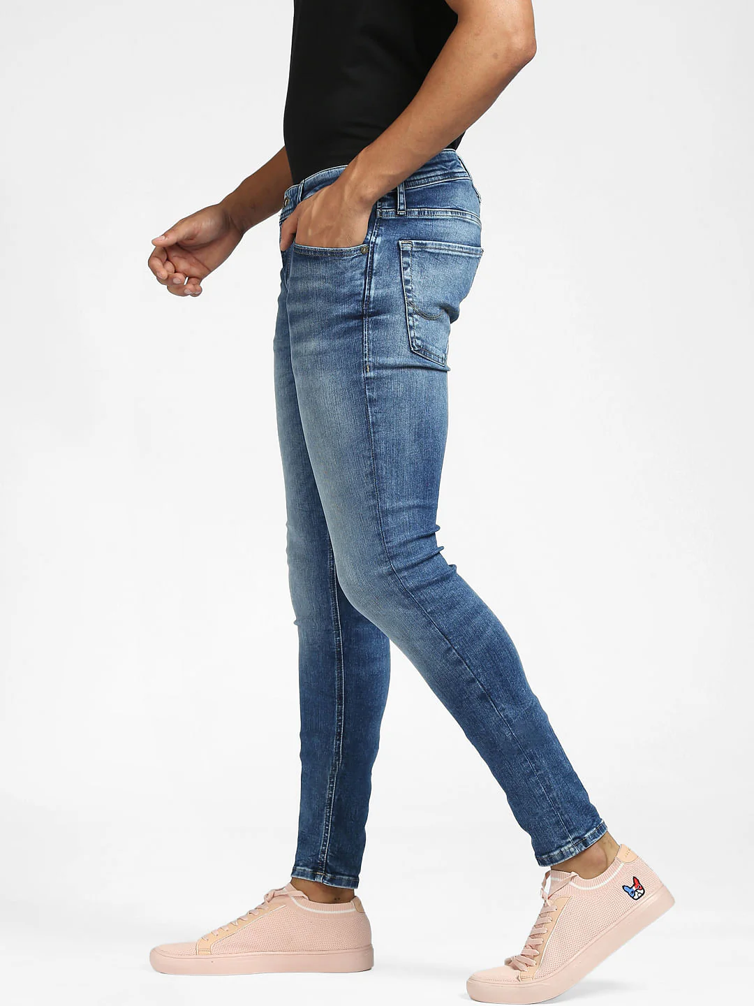 Blue Low Rise Tom Super Skinny Jeans - Image 3