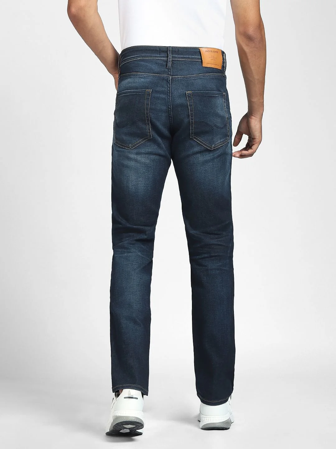 Dark Blue Low Rise Tim Anti Fit Jeans - Image 4