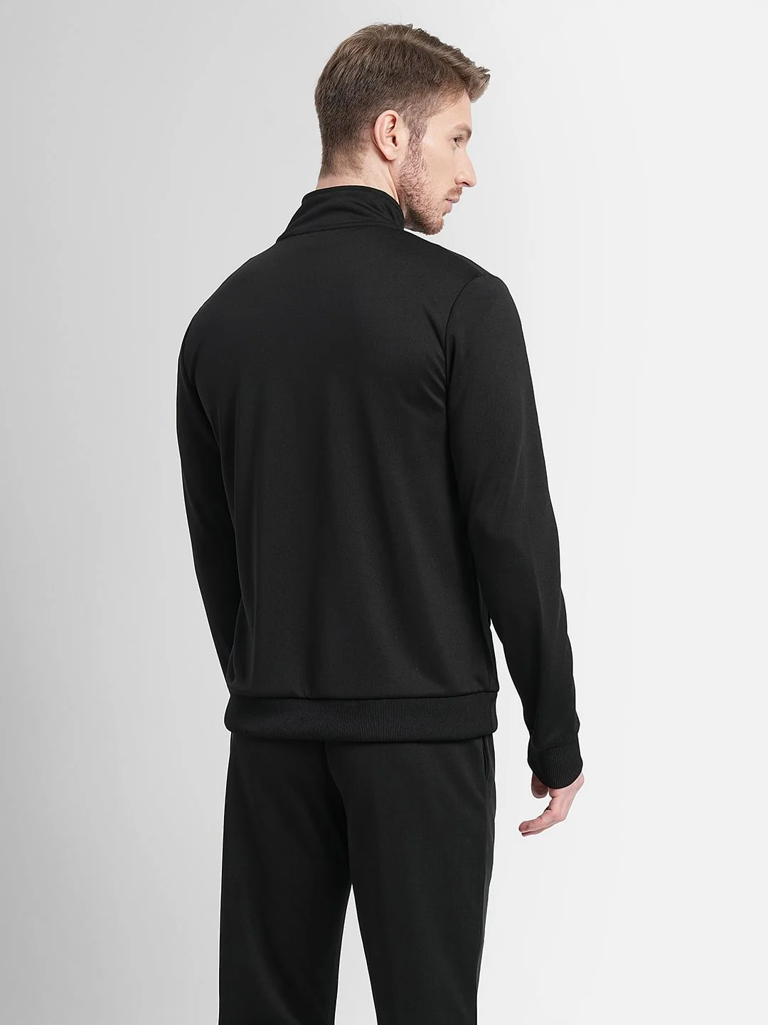 Black Logo Print Tracksuit - Image 4