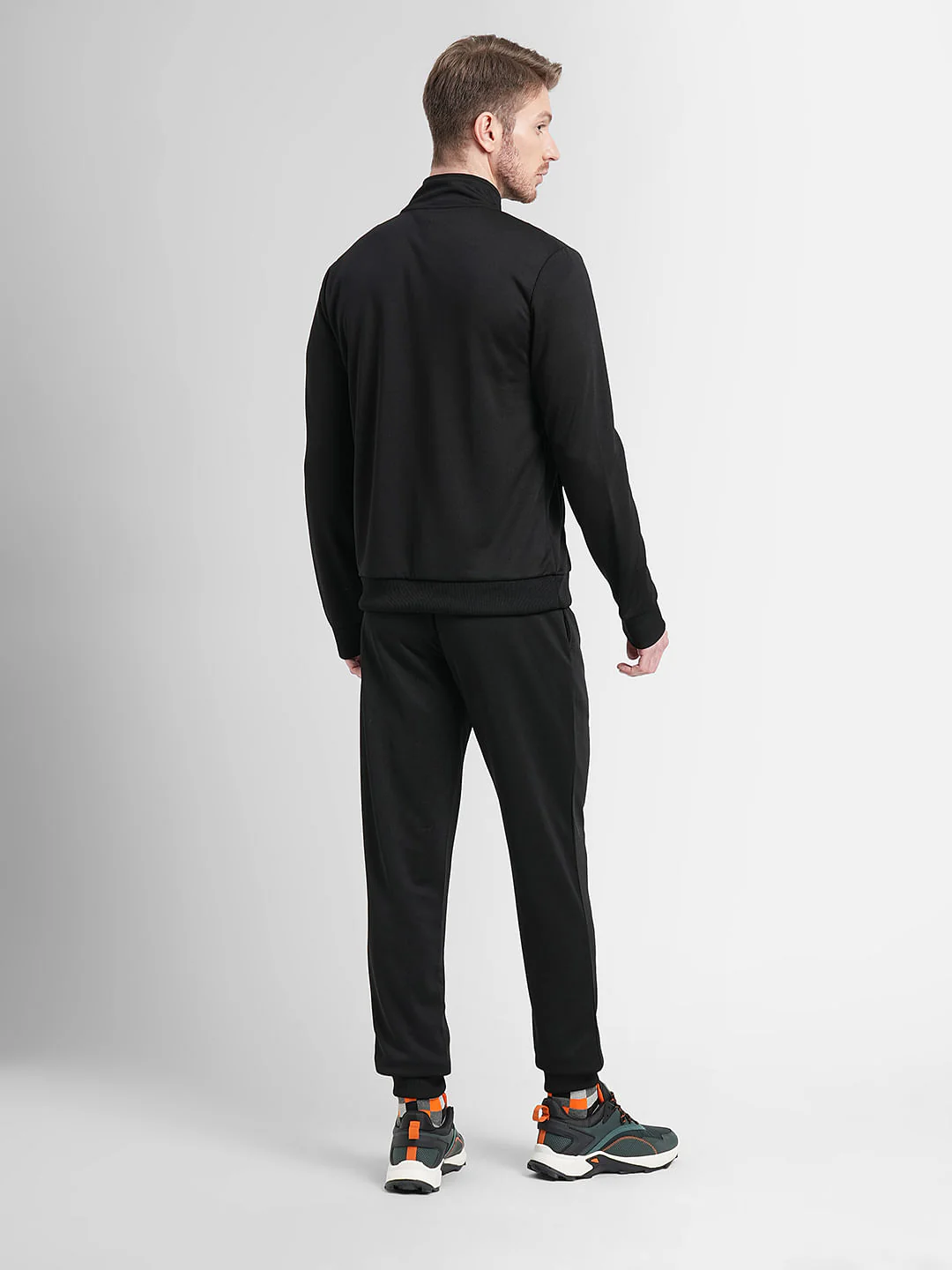 Black Logo Print Tracksuit - Image 7