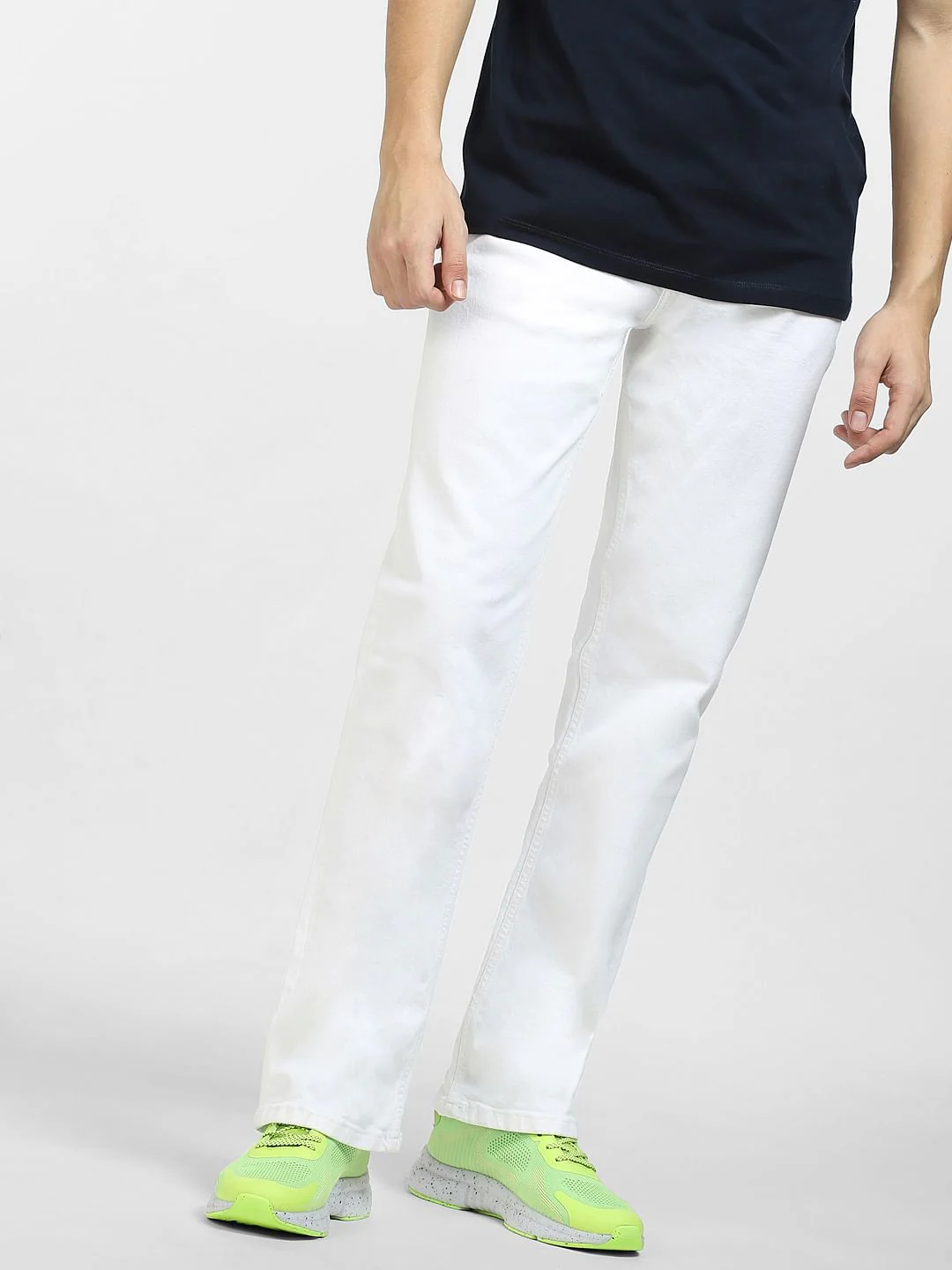 White High Rise Ray Bootcut Jeans - Image 2