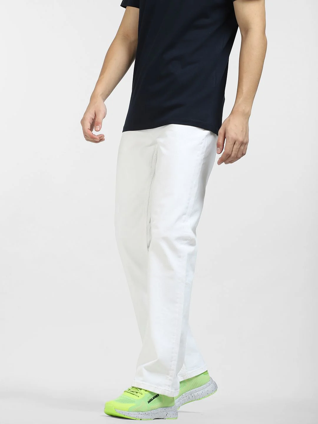 White High Rise Ray Bootcut Jeans - Image 3