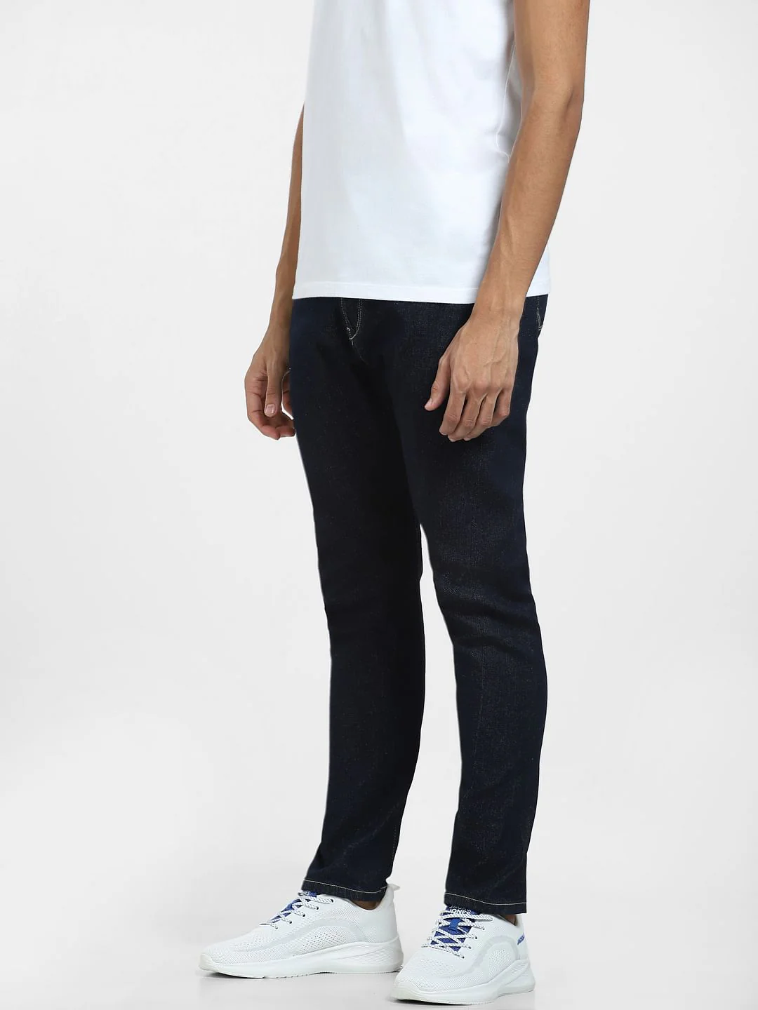 Dark Blue Low Rise Simon Anti Fit Jeans - Image 3