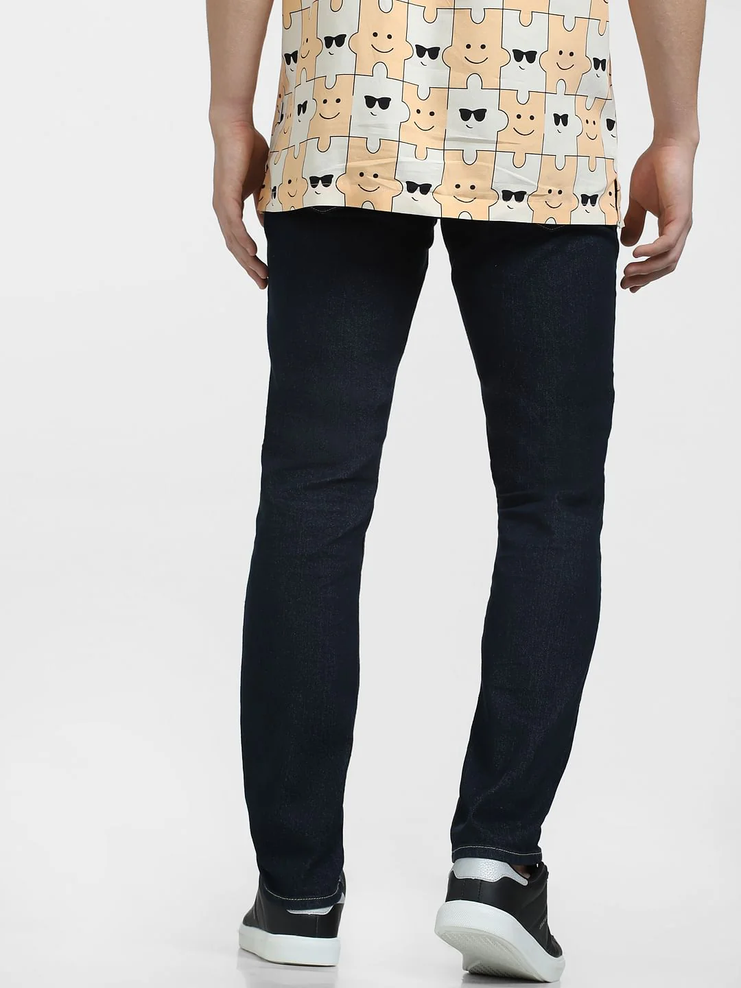 Dark Blue Low Rise Glenn Slim Fit Jeans - Image 4