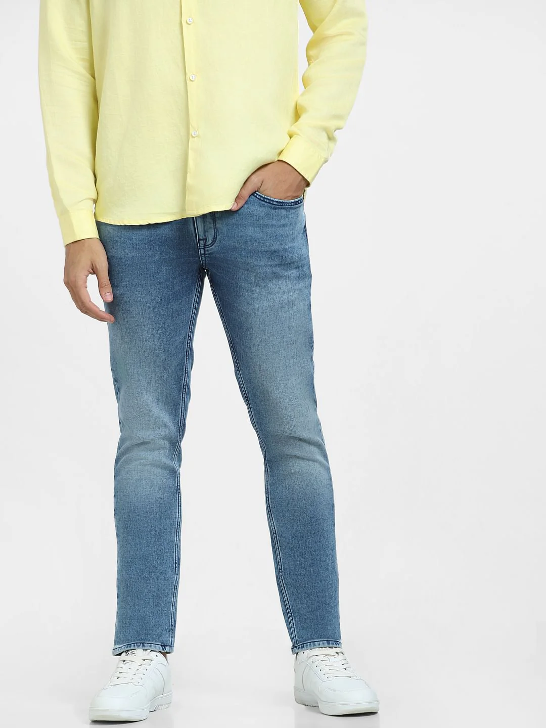 Blue Low Rise Ben Skinny Jeans - Image 2