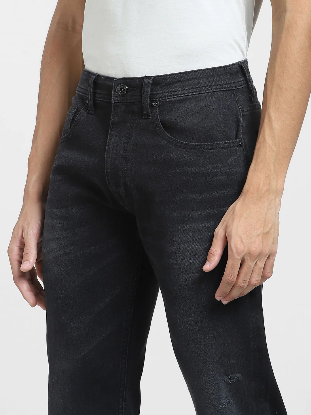 Black High Rise Ray Bootcut Jeans - Image 5