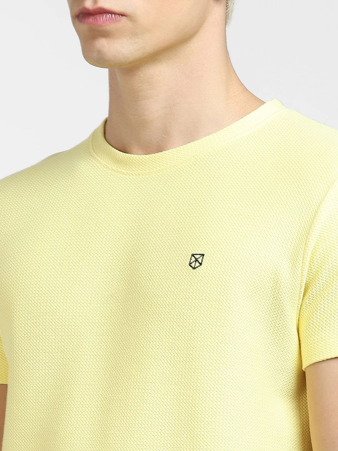 Yellow Co-ord Crew Neck T-shirt - Image 5