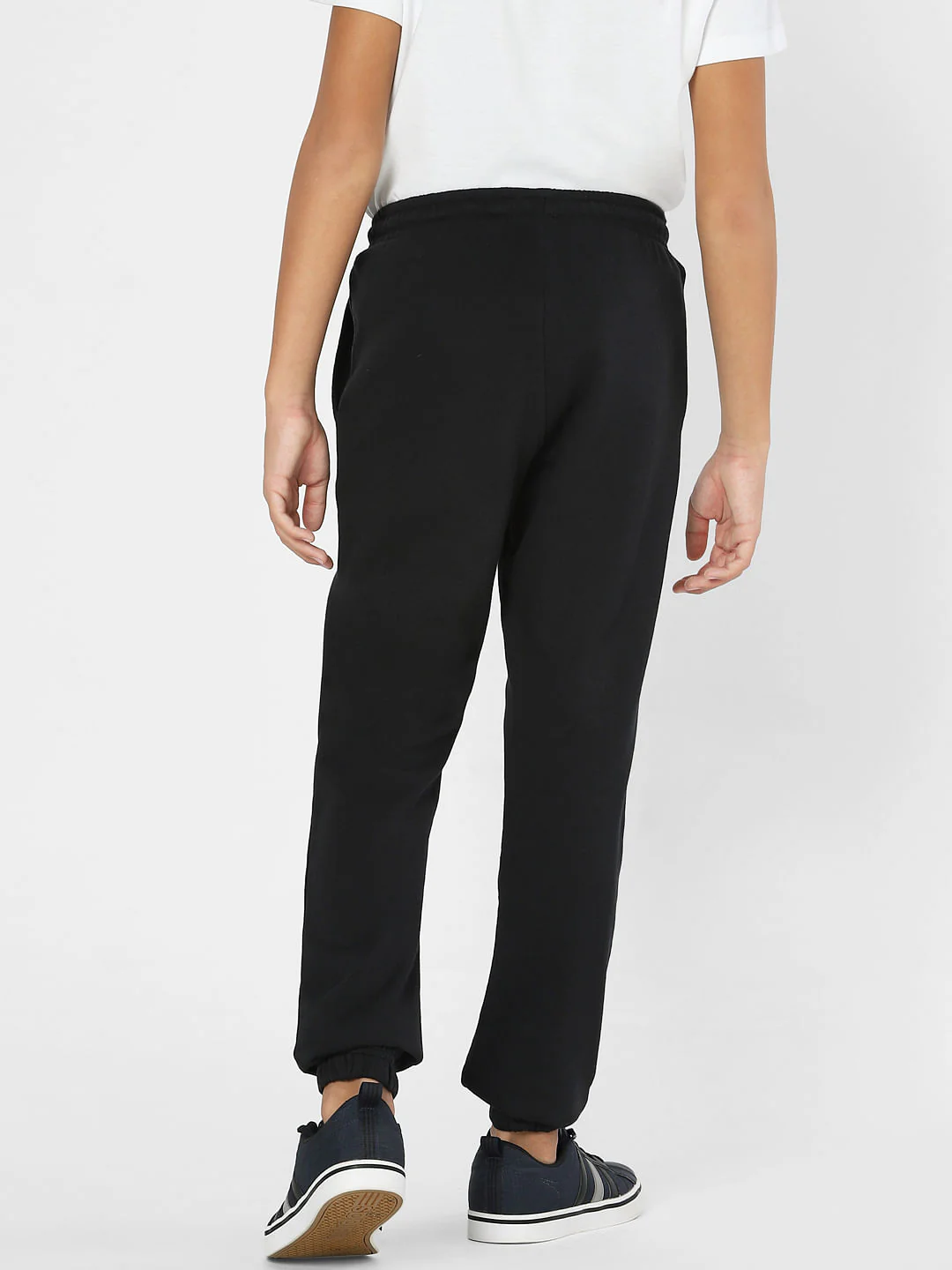 Boys x Mickey Black Mid Rise Printed Pants - Image 4