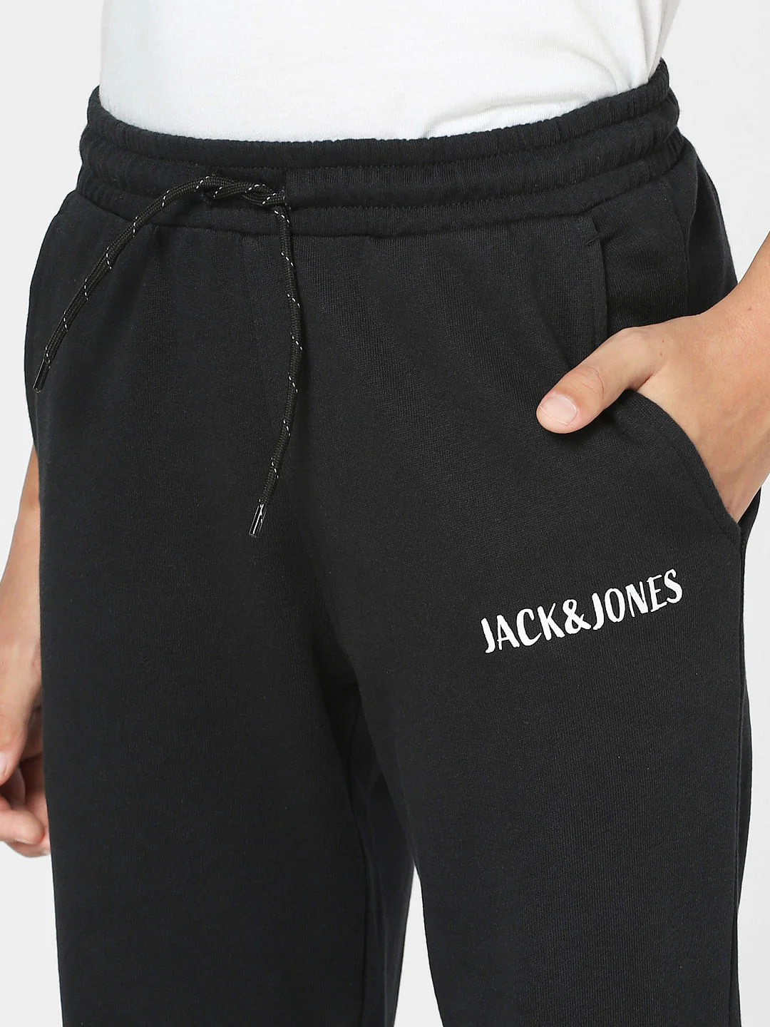 Boys x Mickey Black Mid Rise Printed Pants - Image 5