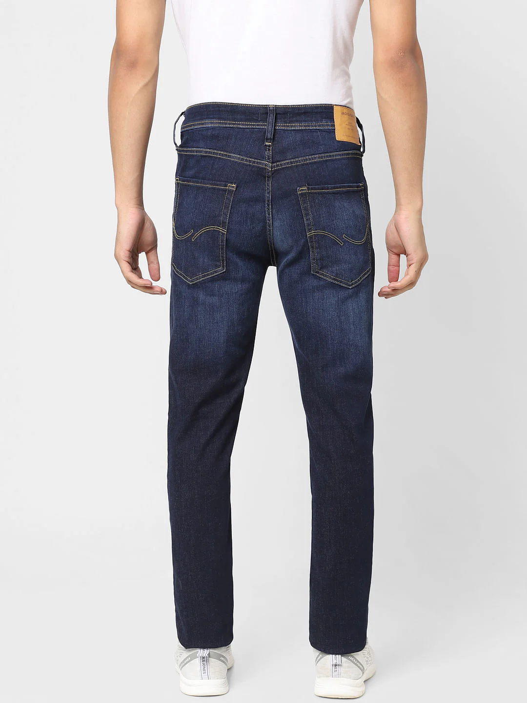 Blue Low Rise Washed Ben Skinny Jeans - Image 4