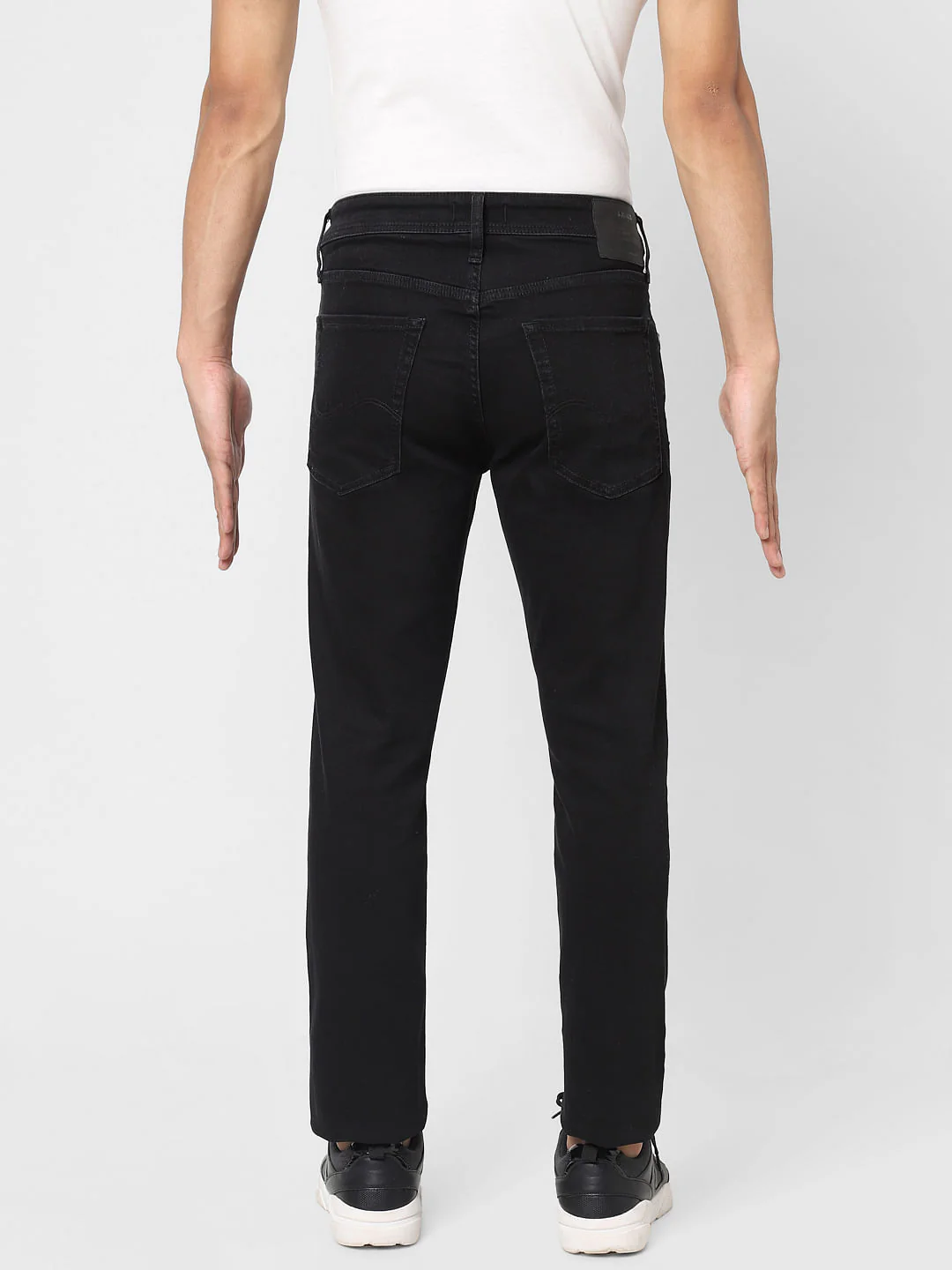 Black Low Rise Glenn Slim Jeans - Image 4
