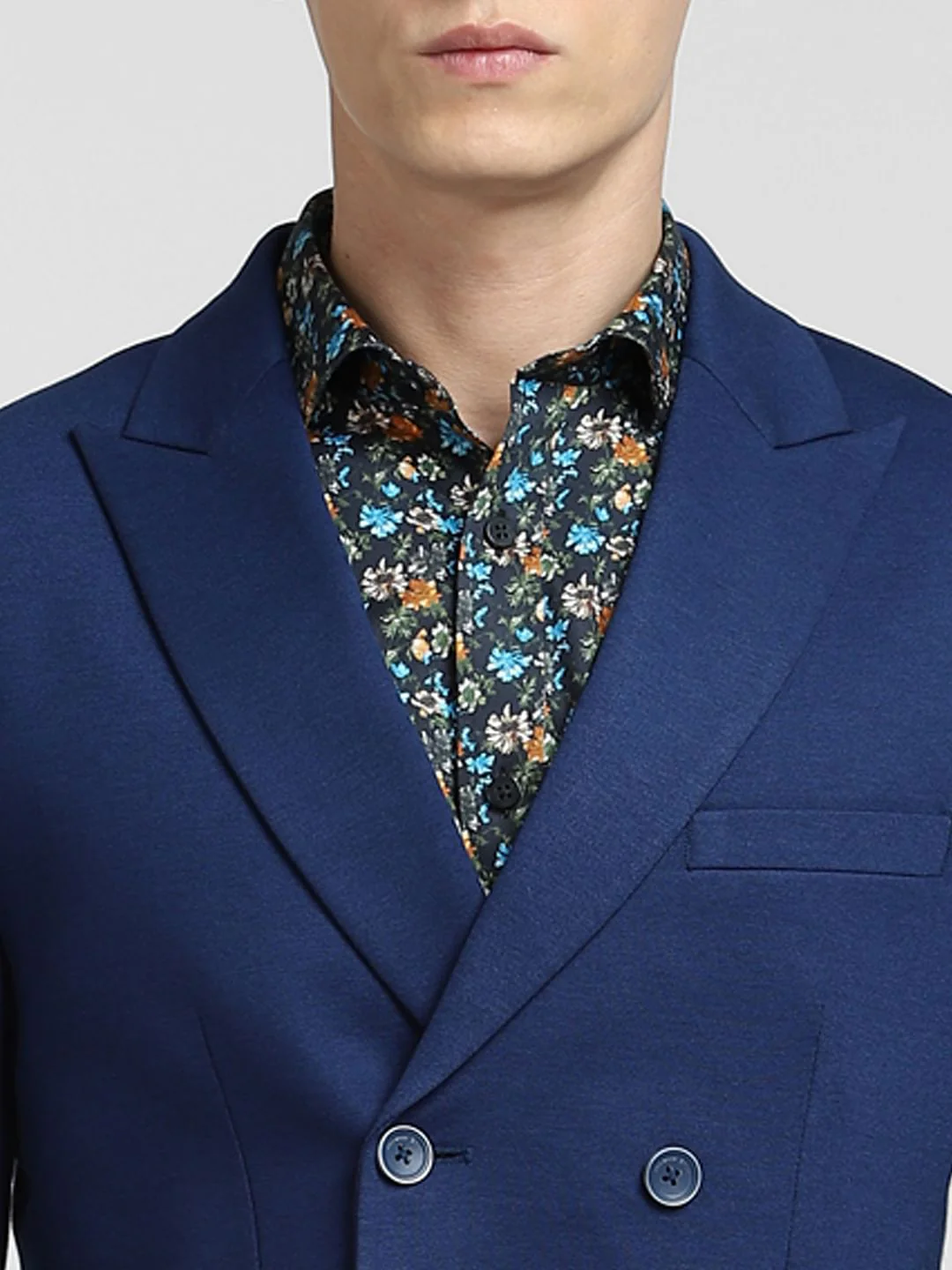 Navy Blue Tailored Blazer - Image 5