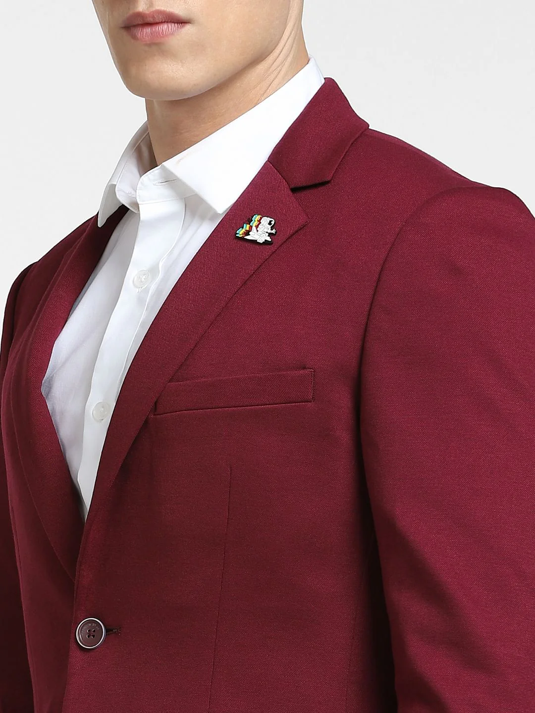 Maroon Suit-Set Blazer - Image 5