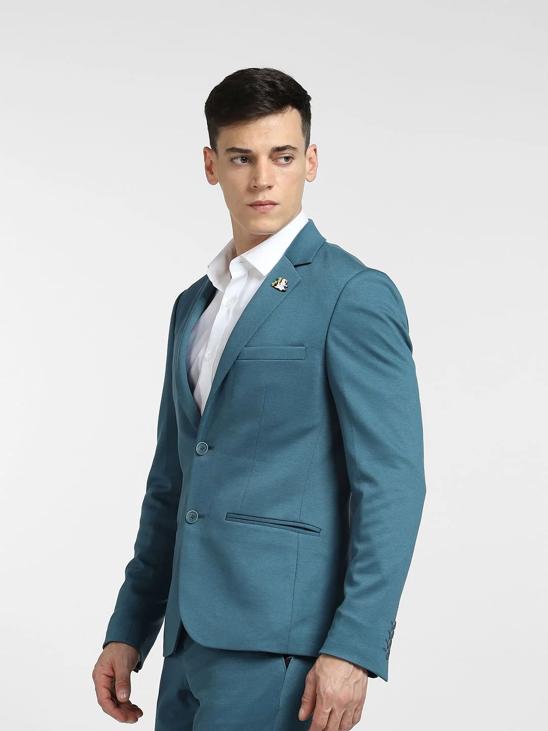 Teal Suit-Set Blazer - Image 3