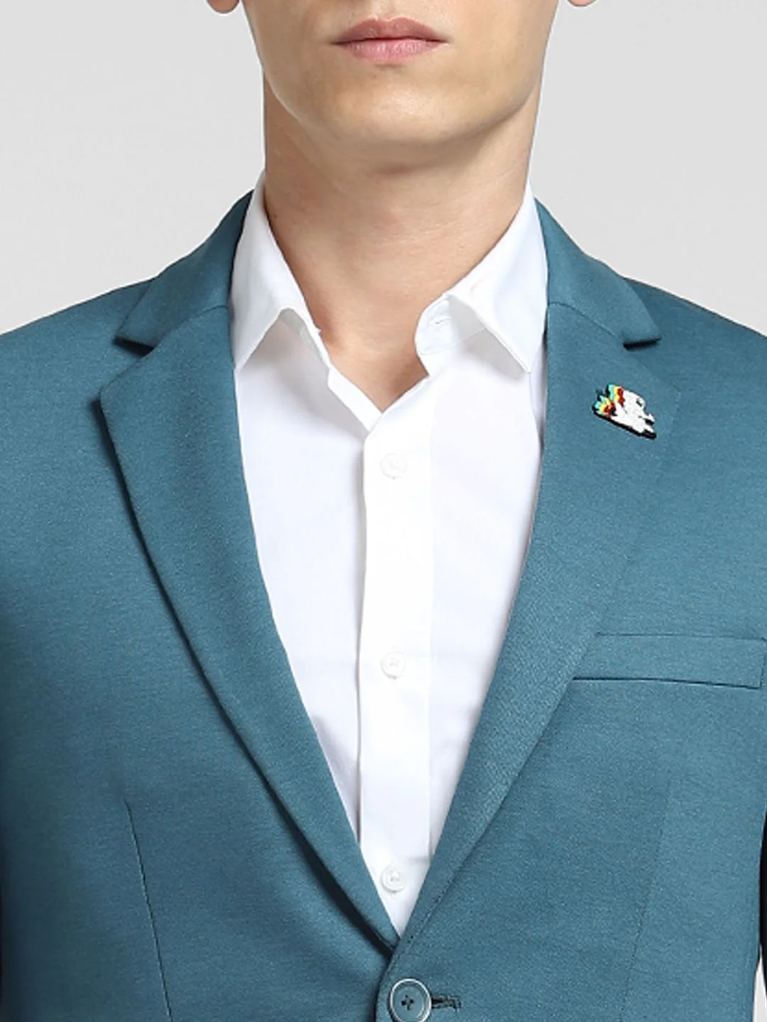Teal Suit-Set Blazer - Image 5