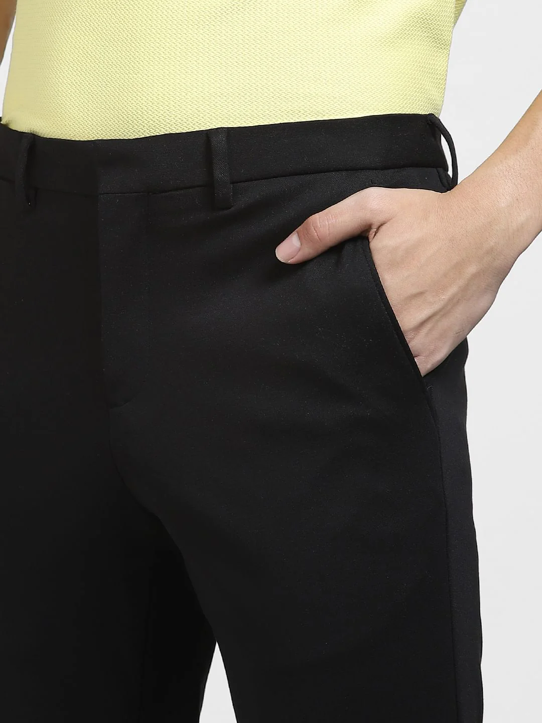 Knitted Mid Rise Slim Fit Pants - Image 5