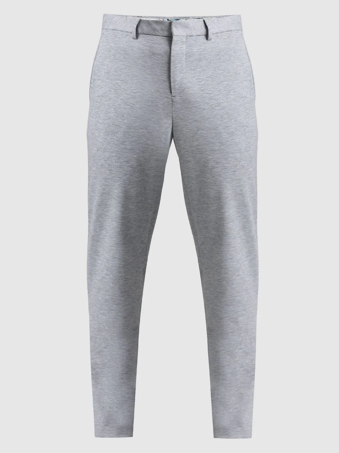 Grey Mid Rise Knitted Trousers - Image 6