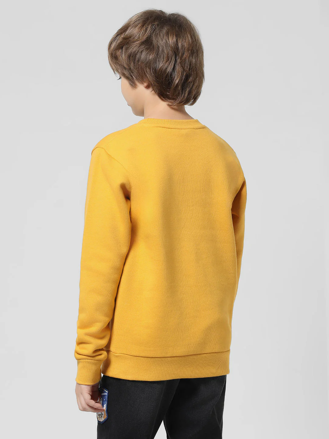 Orange Rocket Print Sweatshirt - Image 3