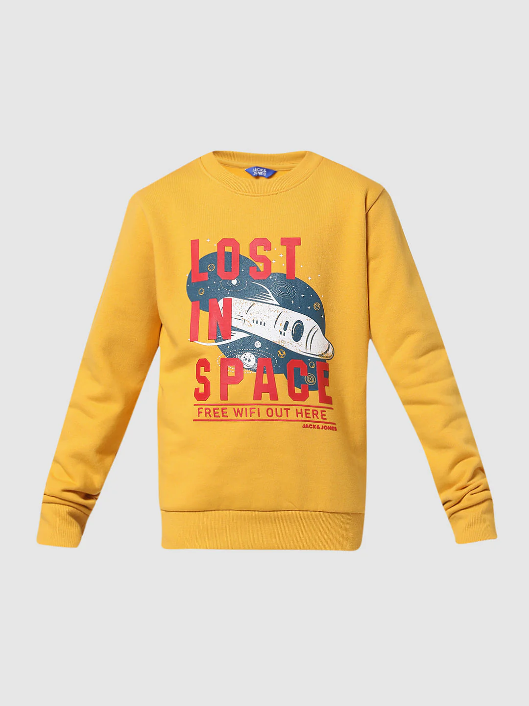 Orange Rocket Print Sweatshirt - Image 6