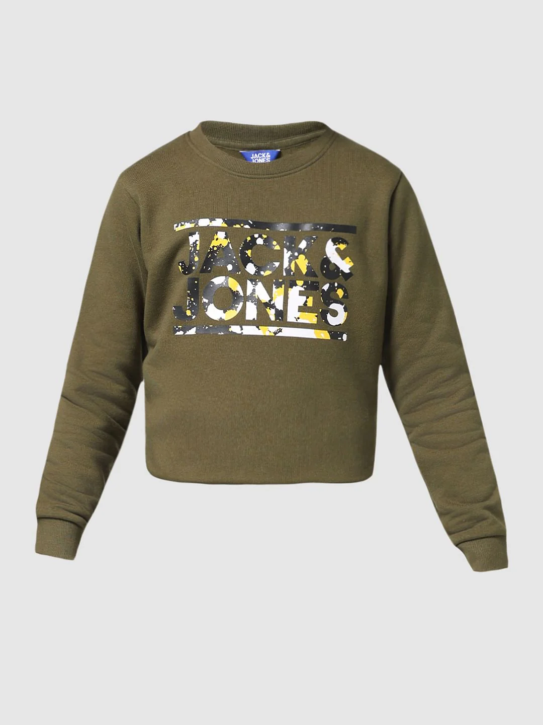 JUNIOR BOYS Green Logo Print Co-ord Set Sweatshirt - Image 6