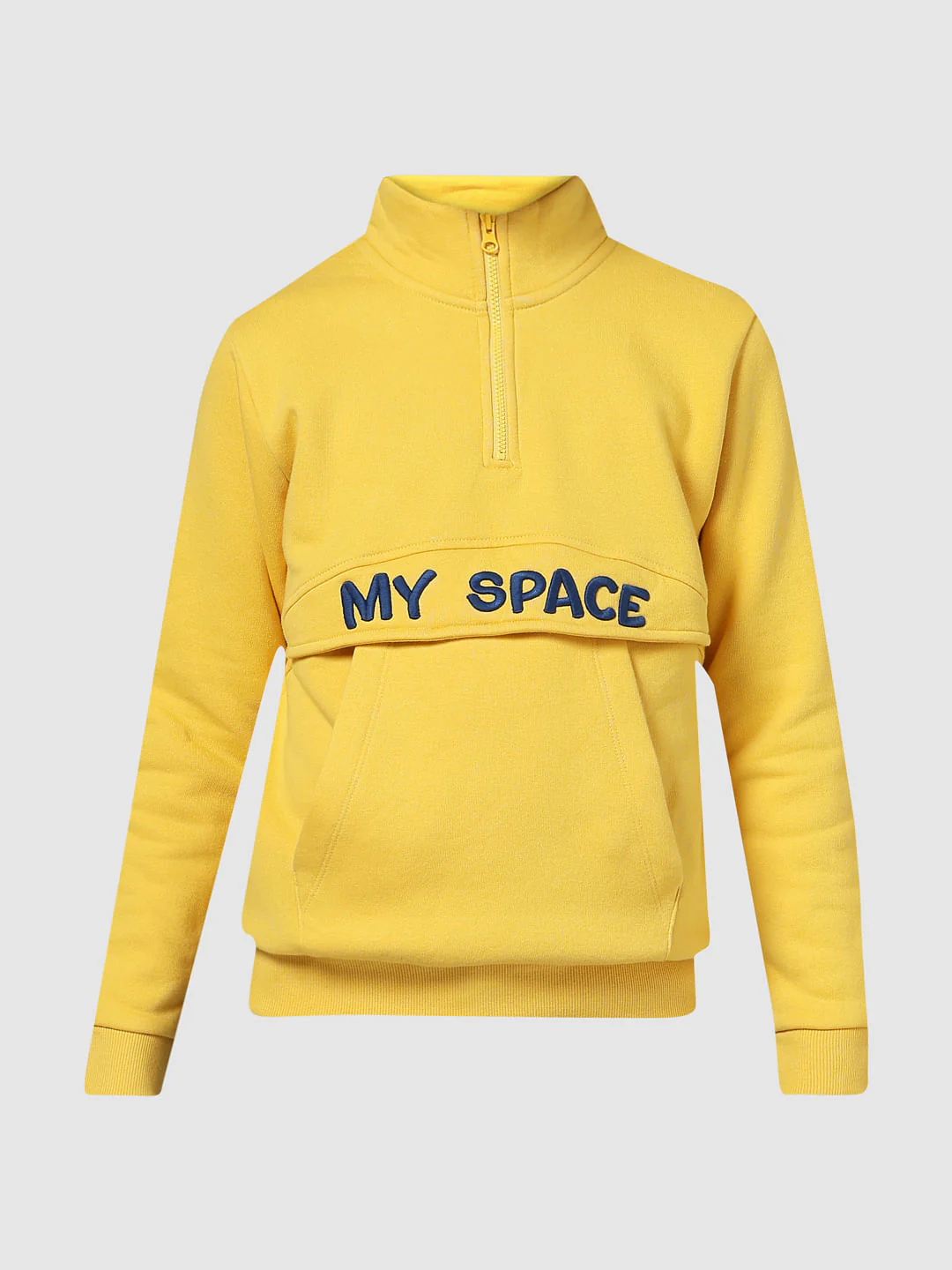 JUNIOR BOYS Yellow High-Neck Sweatshirt - Image 7
