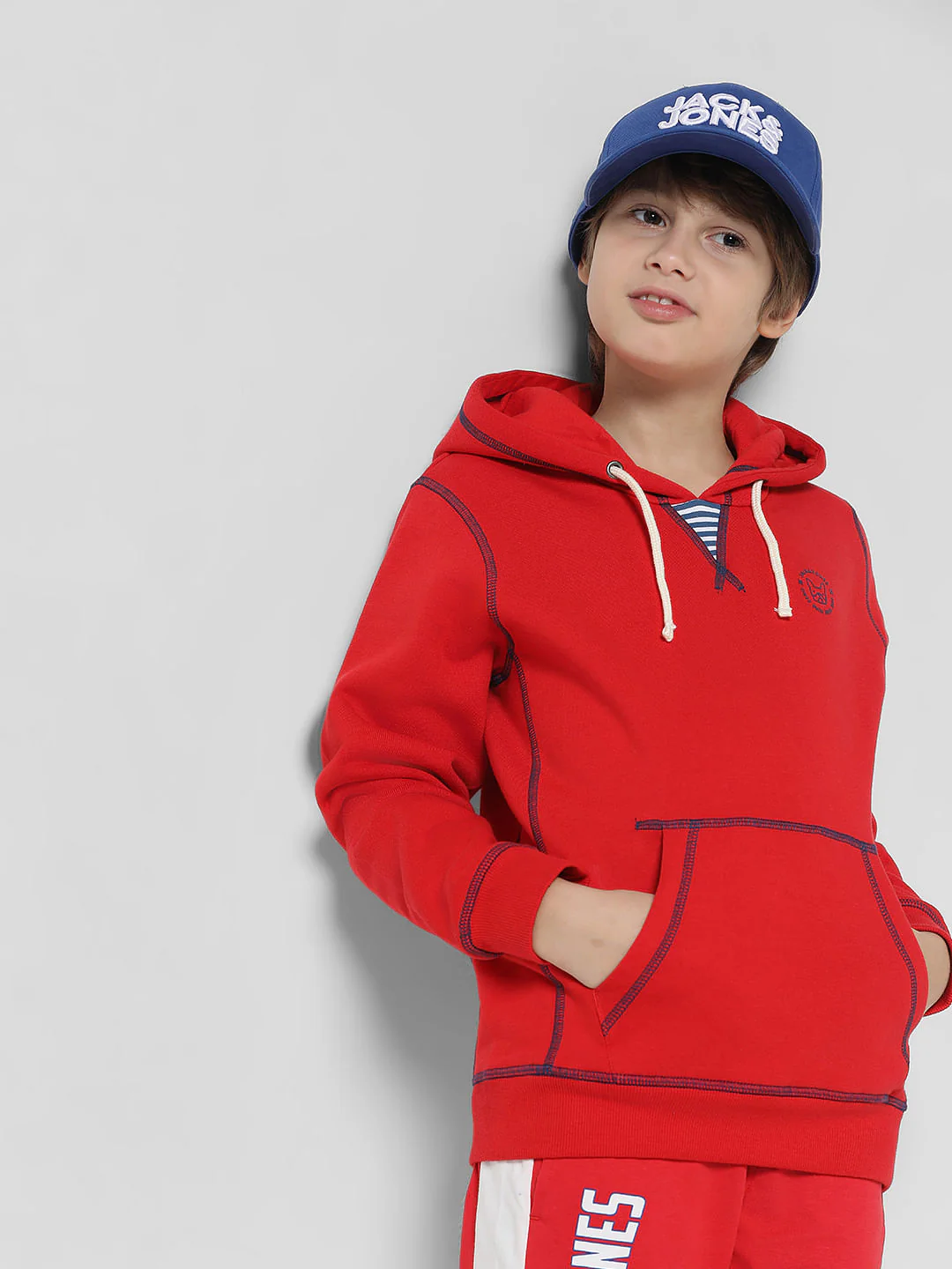 Red Hooded Sweatshirt