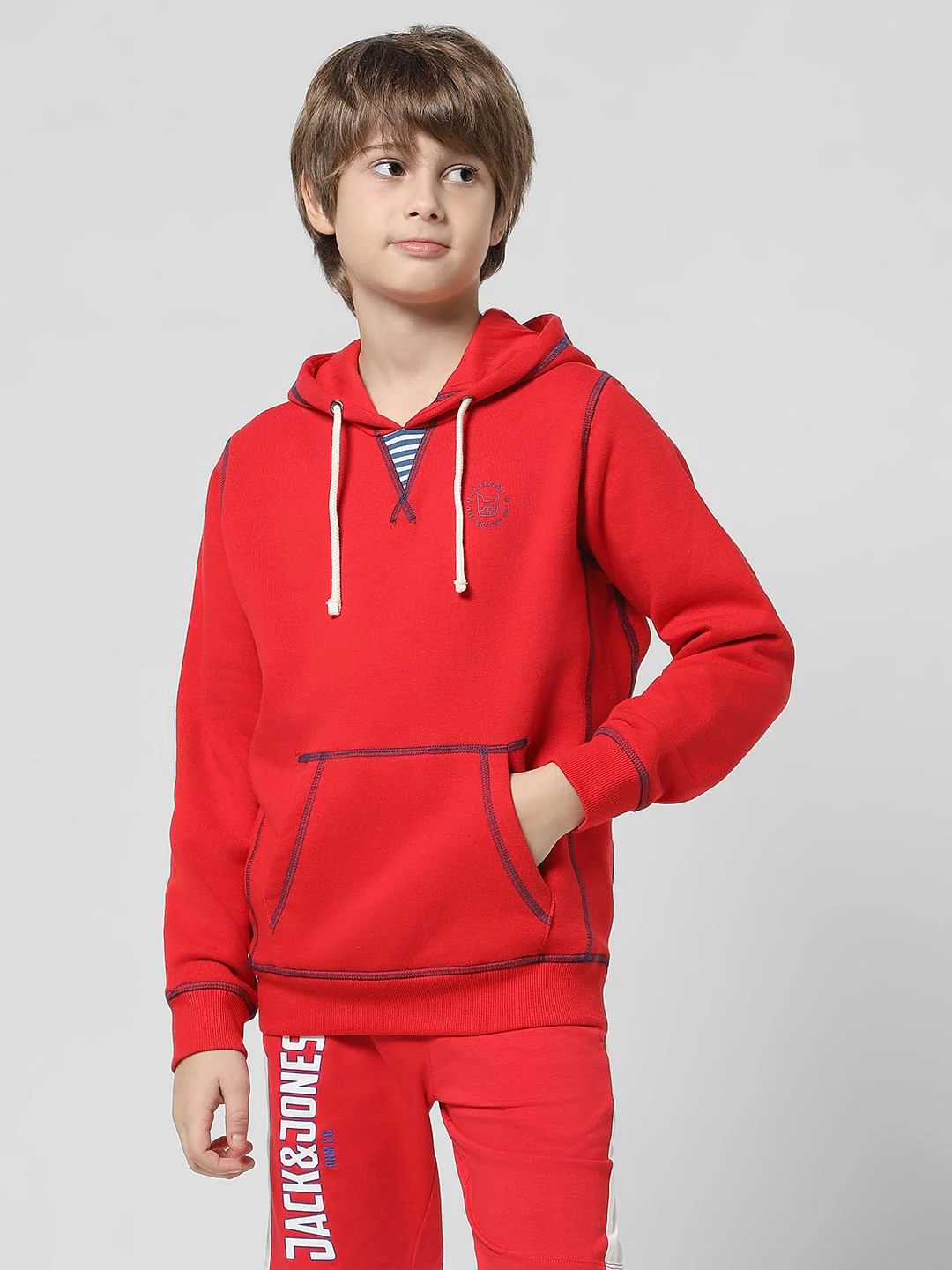 Red Hooded Sweatshirt - Image 2