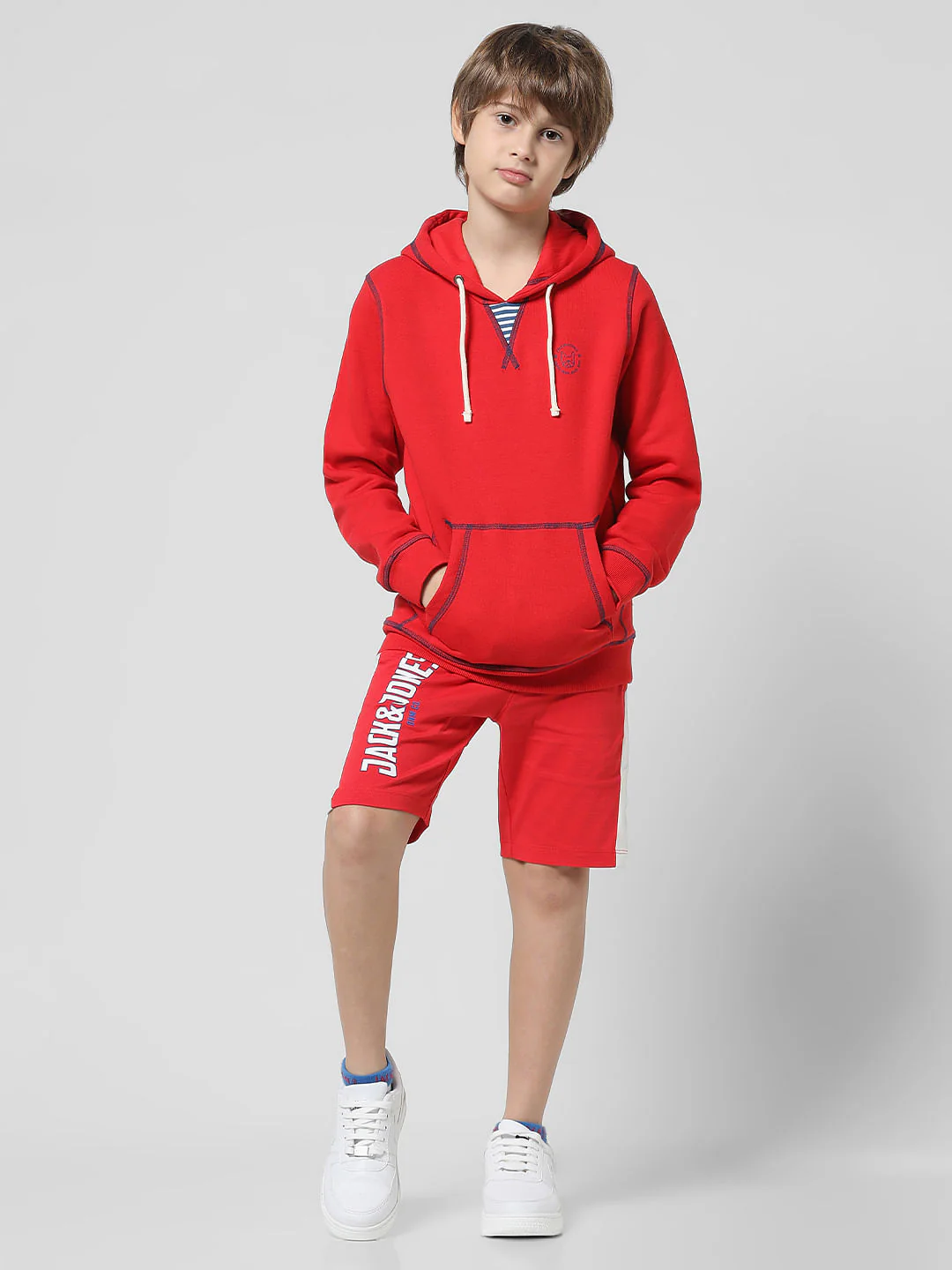 Red Hooded Sweatshirt - Image 5
