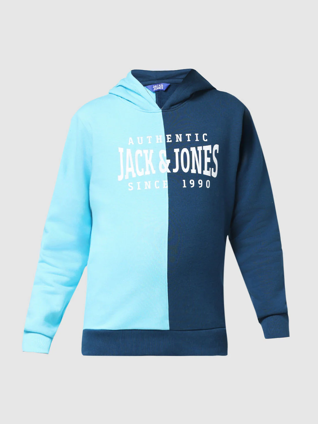 JUNIOR BOYS Blue Colourblocked Co-ord Sweatshirt - Image 6