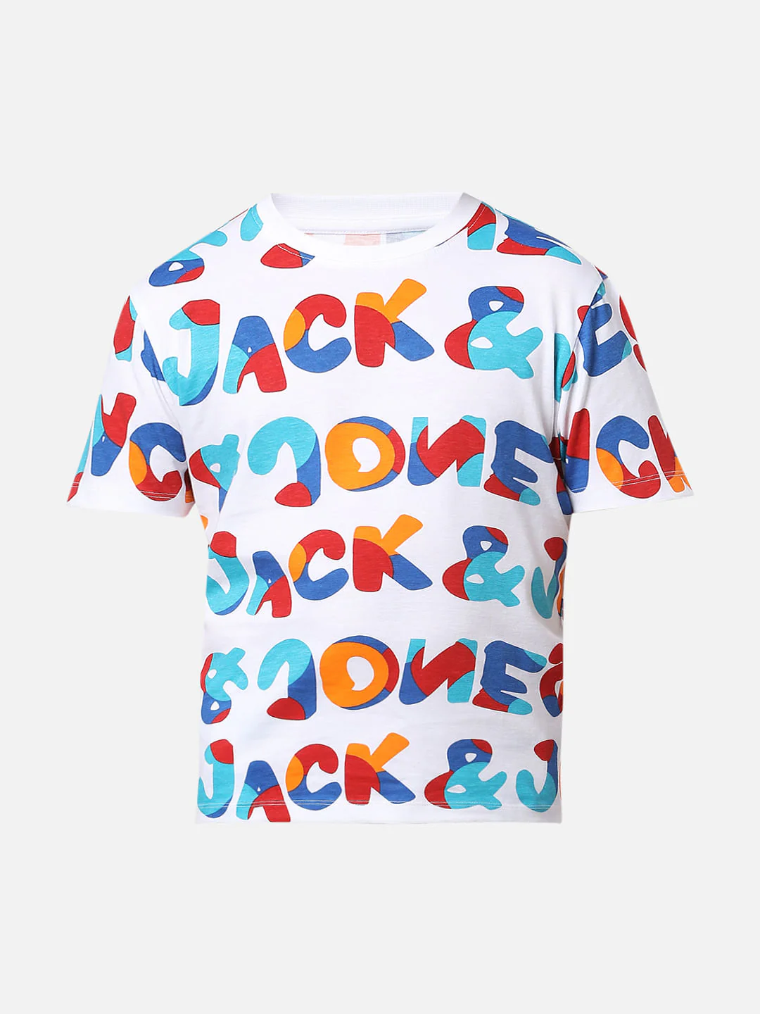 JUNIOR BOYS White Printed Co-ord Set T-shirt - Image 7