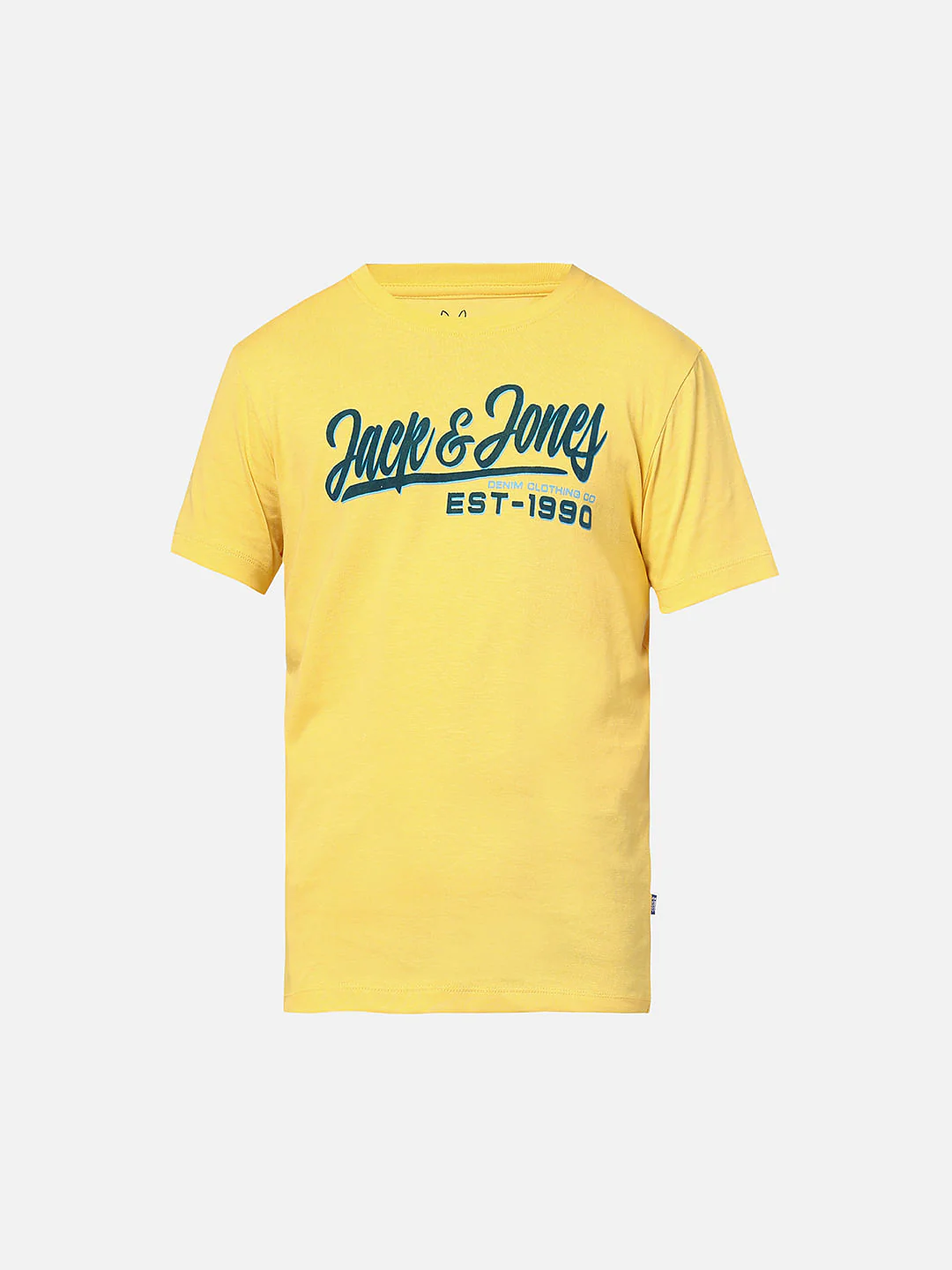 Boys Yellow Foil Logo Print T-shirt - Image 6