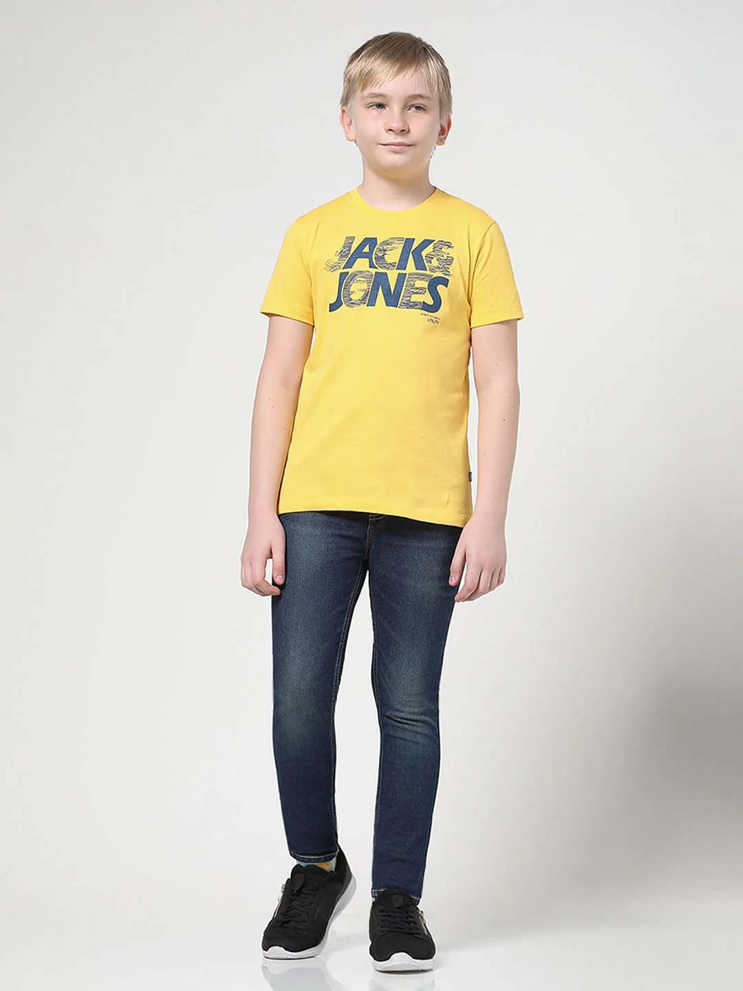 Boys Yellow Logo Print T-shirt - Image 5