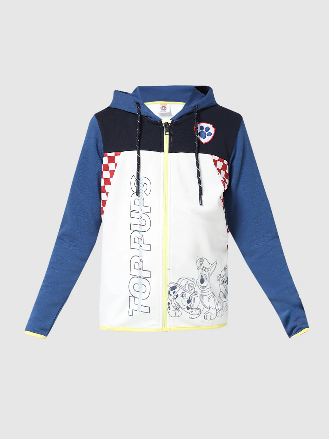JACK&JONES X PAW PATROL White Colourblocked Hooded Sweatshirt - Image 6
