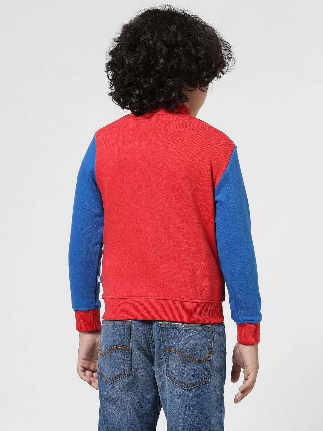 JACK&JONES X PAW PATROL Red Colourblocked Bomber Jacket - Image 3