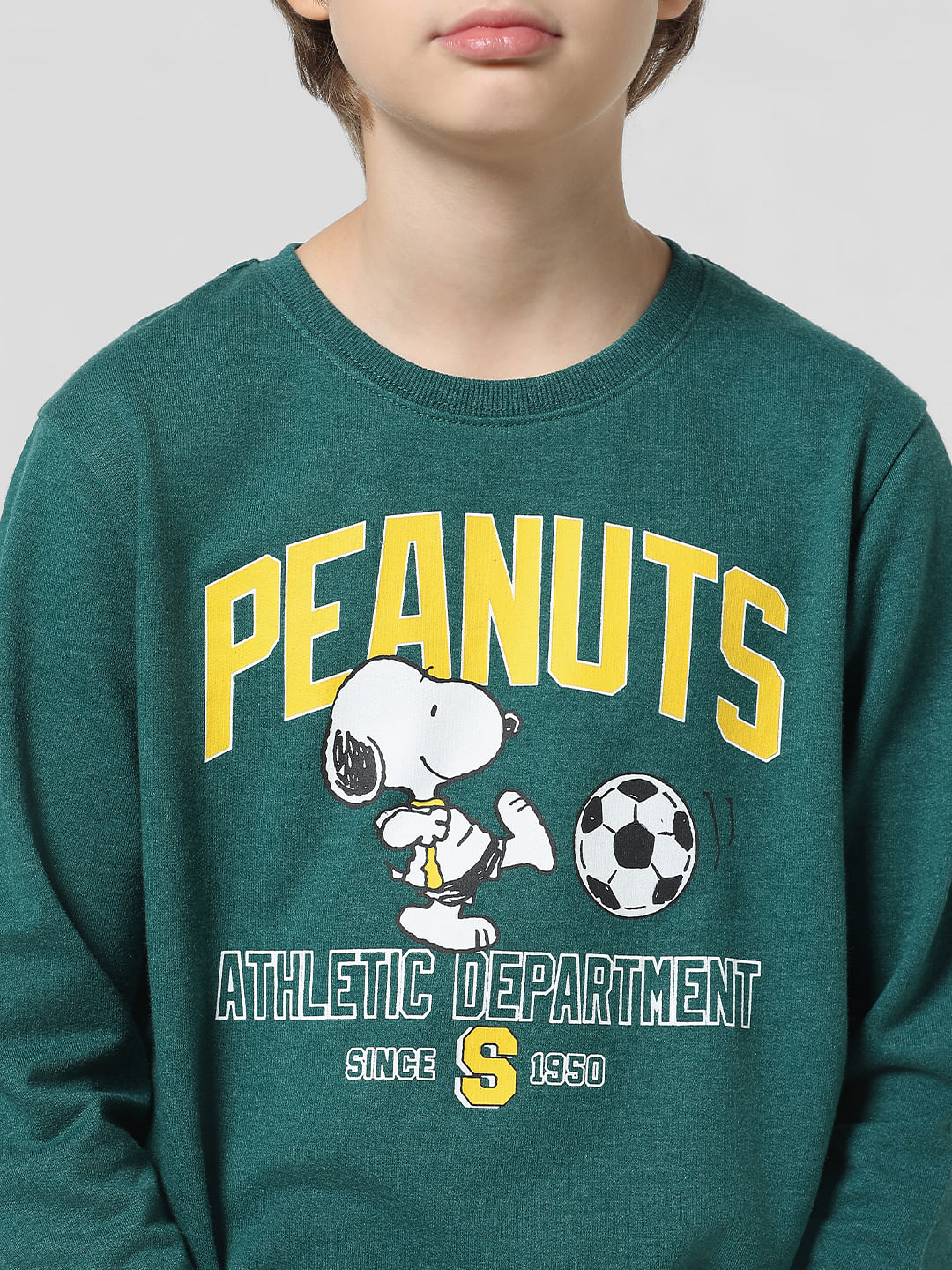 x Peanuts Green Snoopy Print Sweatshirt - Image 4