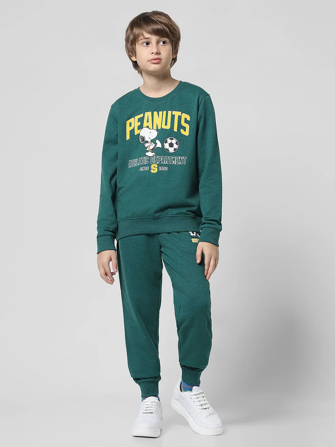 x Peanuts Green Snoopy Print Sweatshirt - Image 5
