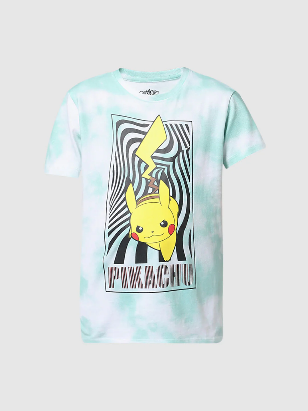 x Pok mon Green Ombre Crew Neck T-shirt - Image 6