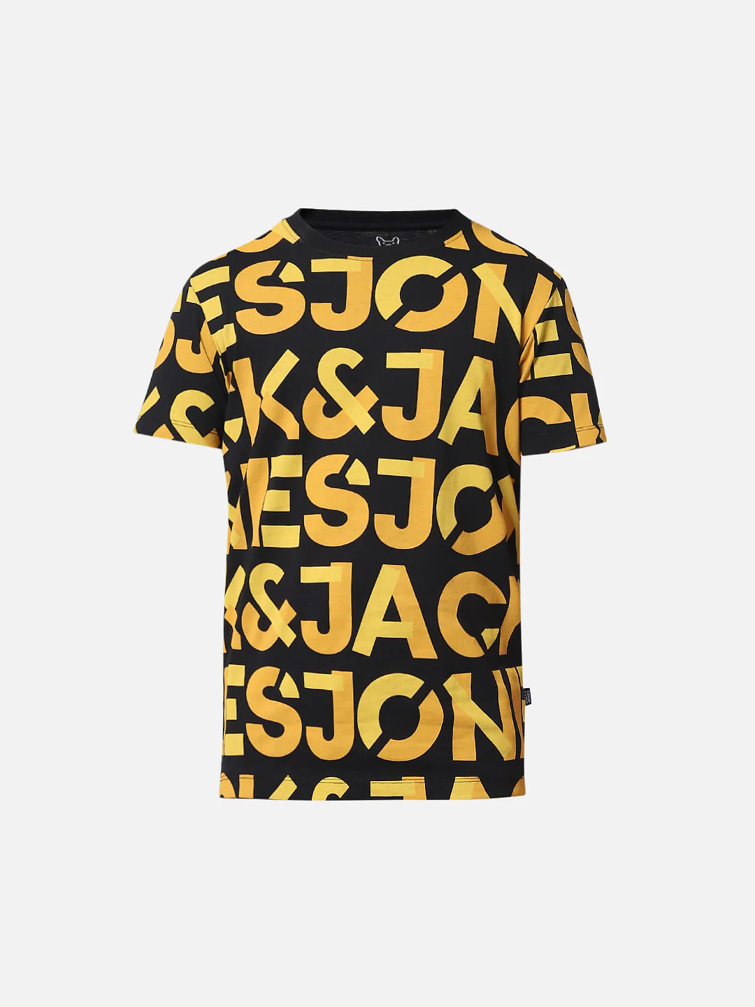 Black Logo Print Co-ord T-shirt - Image 6