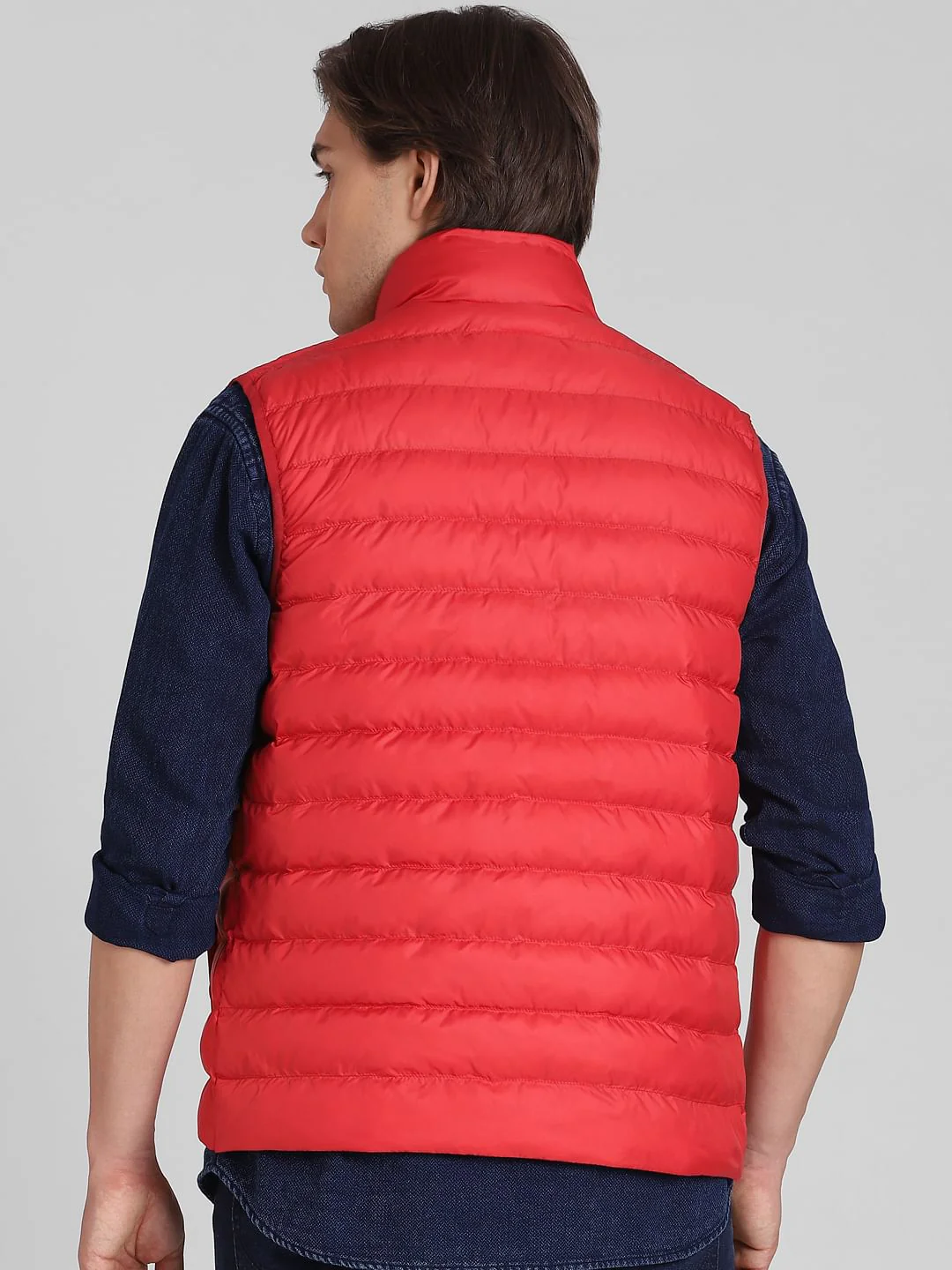 Red Puffer Vest - Image 4