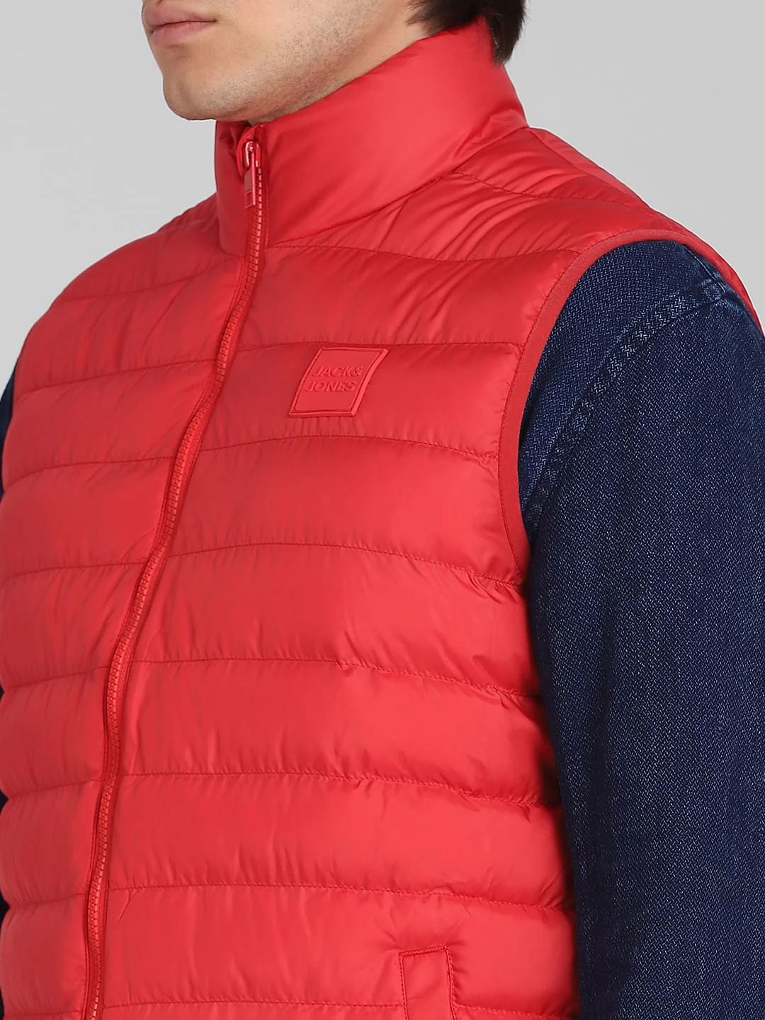 Red Puffer Vest - Image 5