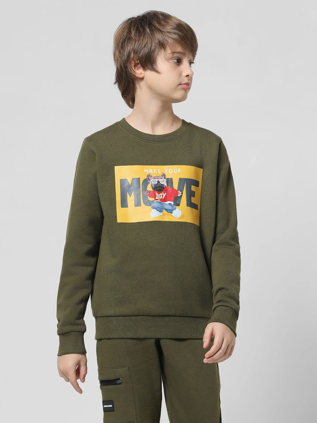 Green Doggo Print Sweatshirt - Image 2