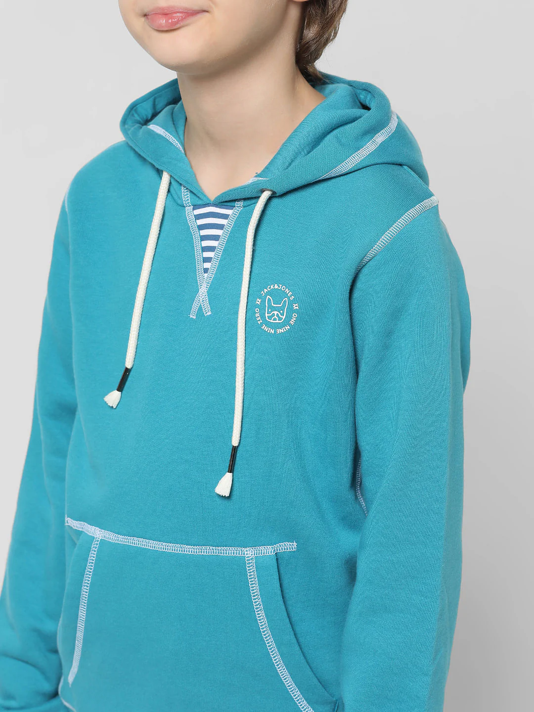 Blue Hooded Sweatshirt - Image 4