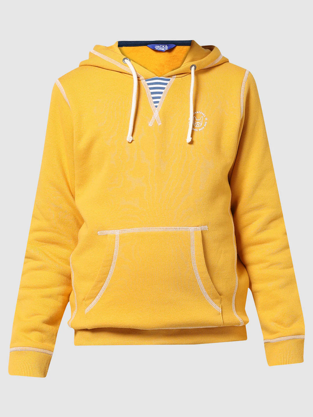 JUNIOR BOYS Yellow Contrast Stitch Sweatshirt - Image 7