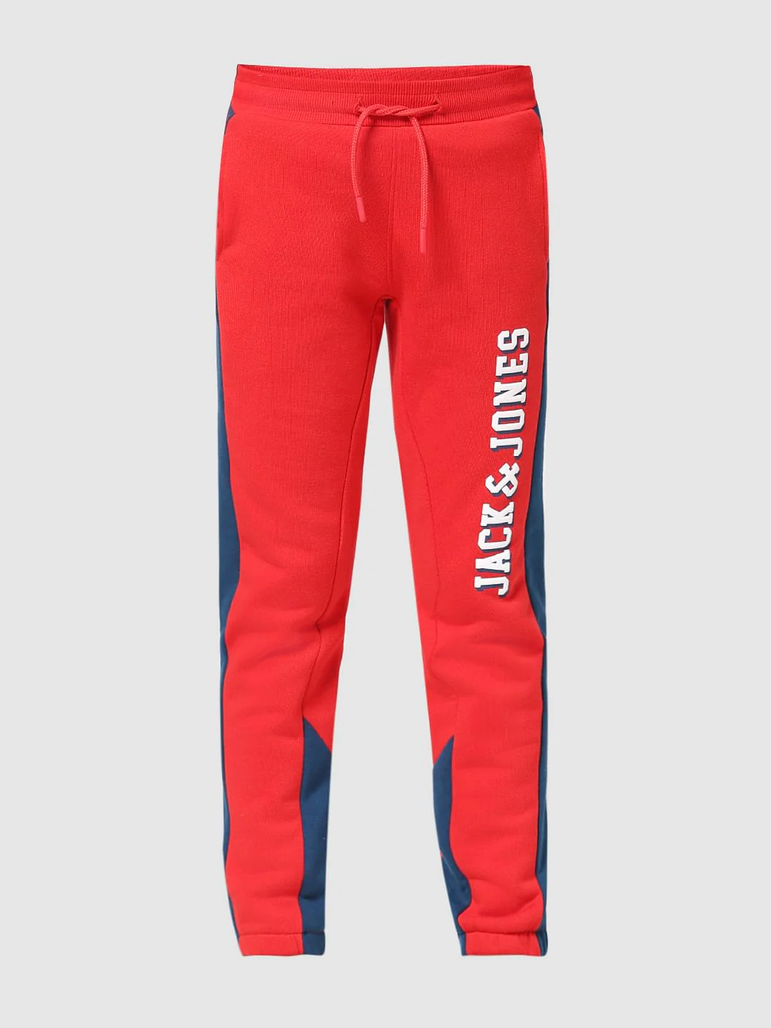 JUNIOR BOYS Red Colourblocked Co-ord Set Sweatpants - Image 5