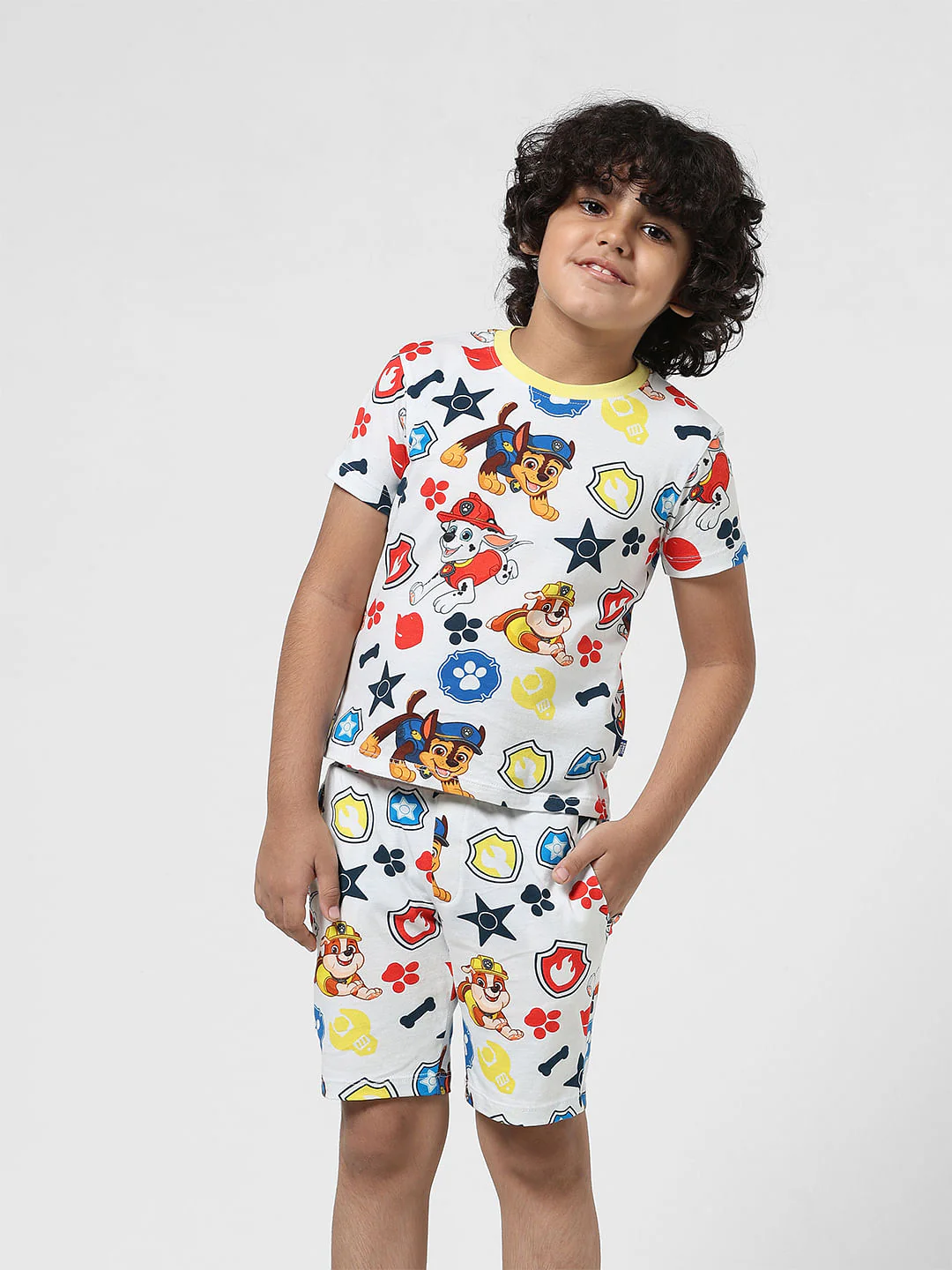 JACK&JONES X PAW PATROL White All Over Print T-shirt - Image 2